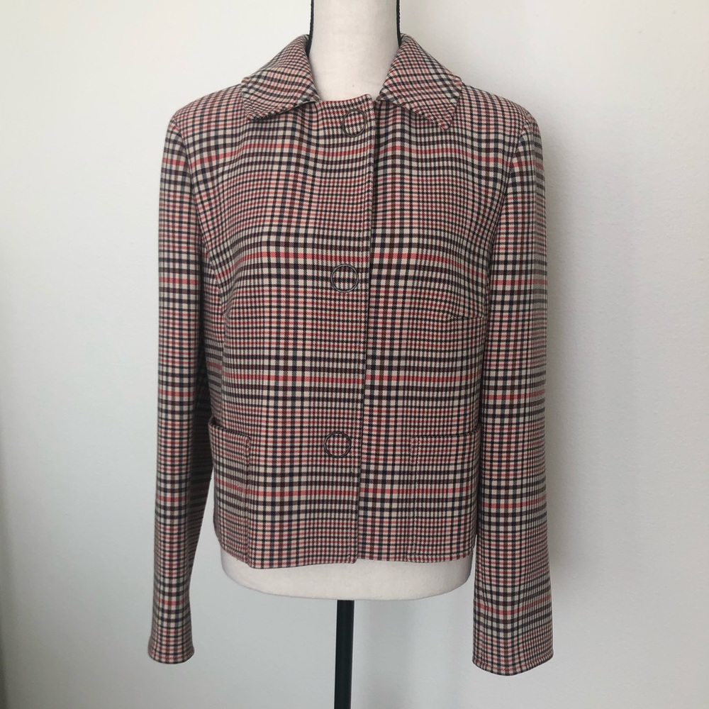 Akris Punto Plaid Blazer